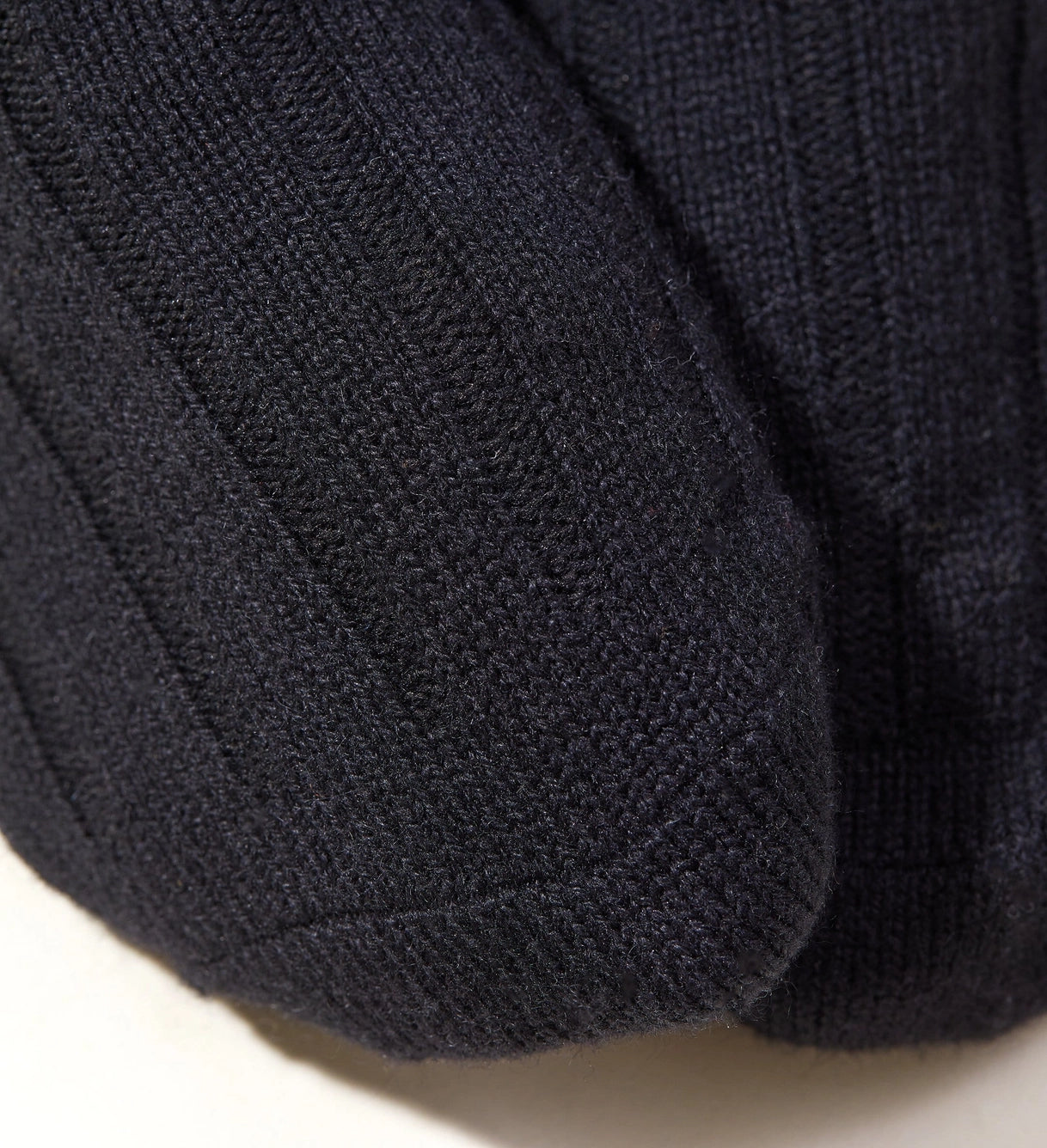 Hank Cashmere Cuff Socks in Black