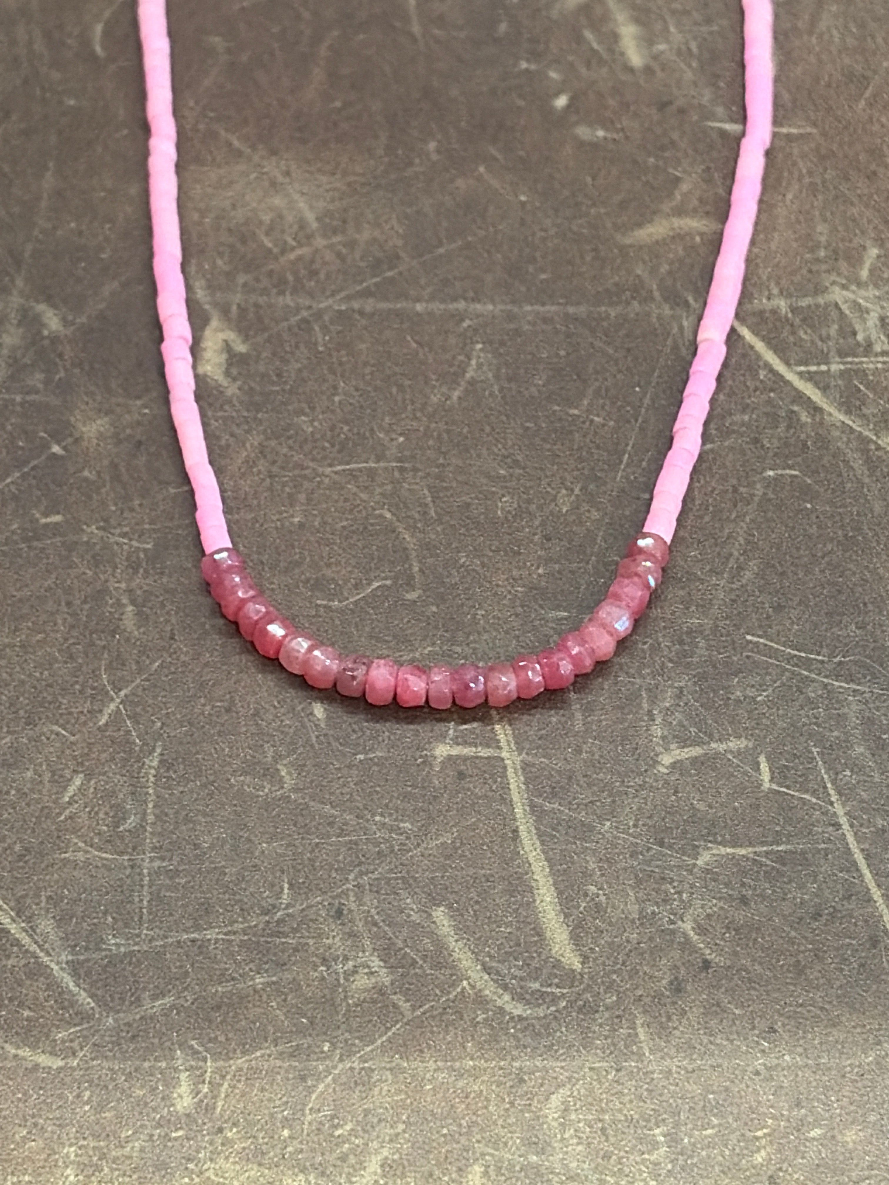 Coral Necklaces with Gemstones