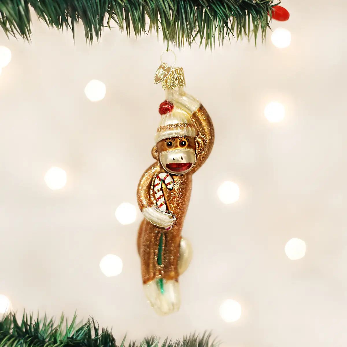 Sock Monkey Ornament
