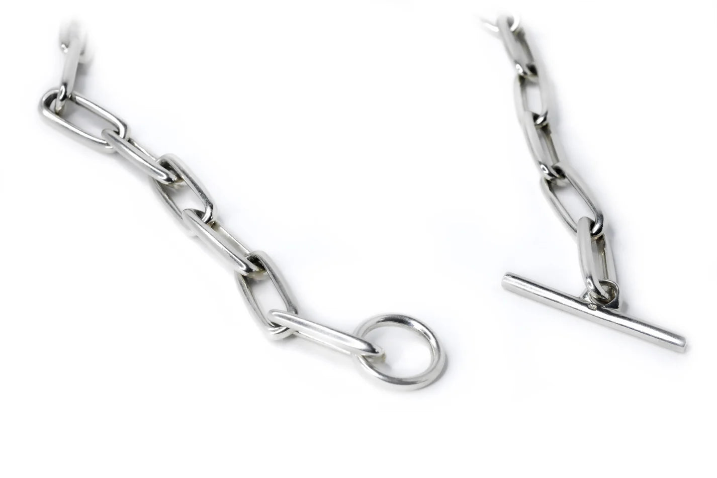 Chain Necklace Rhodium Sterling Silver