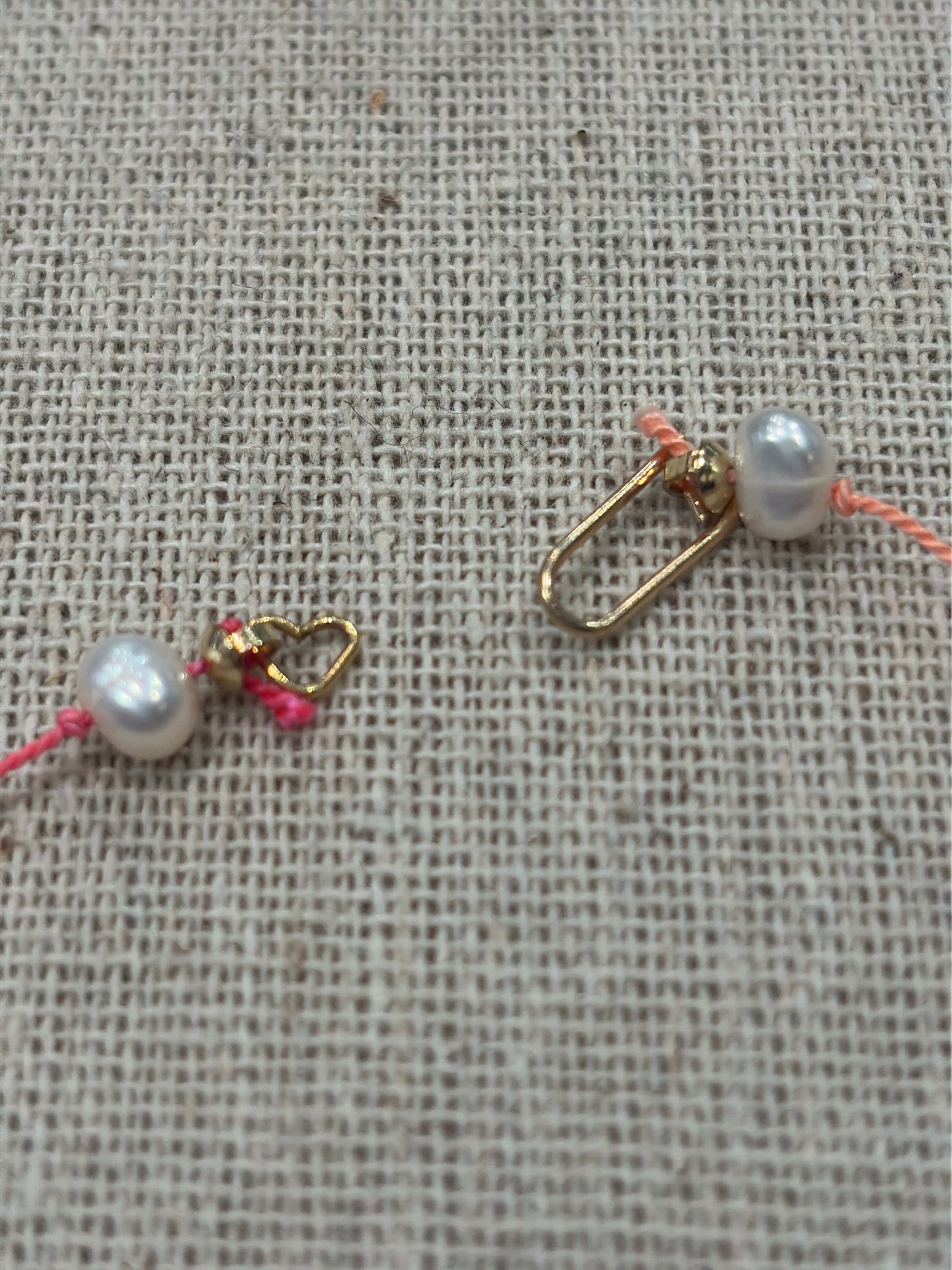Rainbow Knotted Silk Pearl Necklace