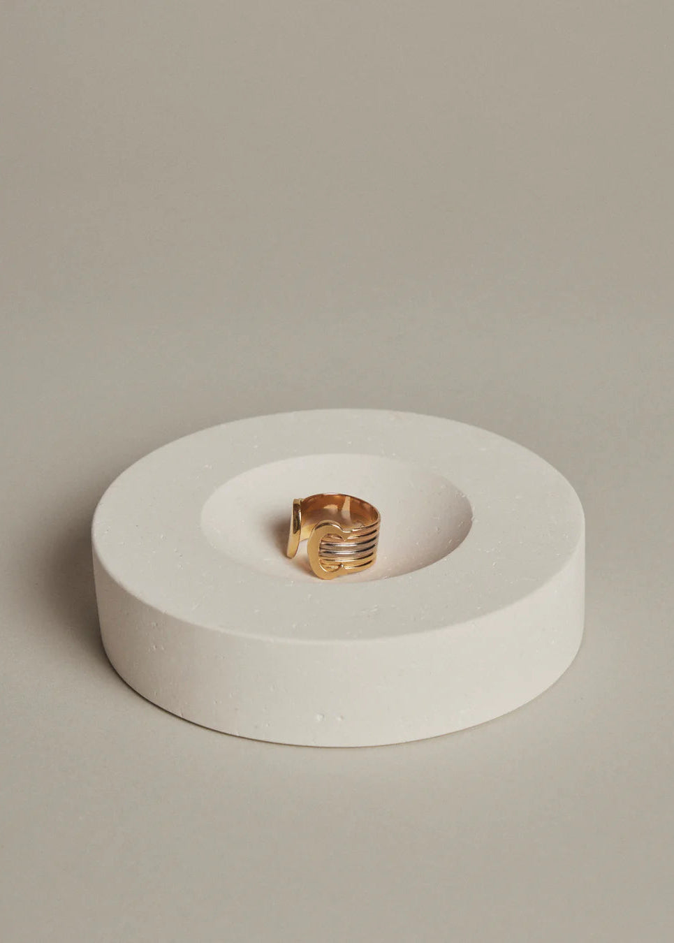 Cicco Ring Bowl, Limestone