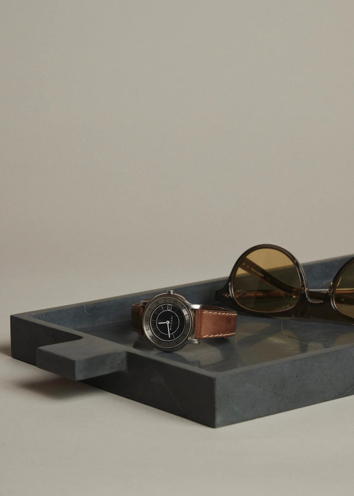 Cicco Tray, Water Lily Marble