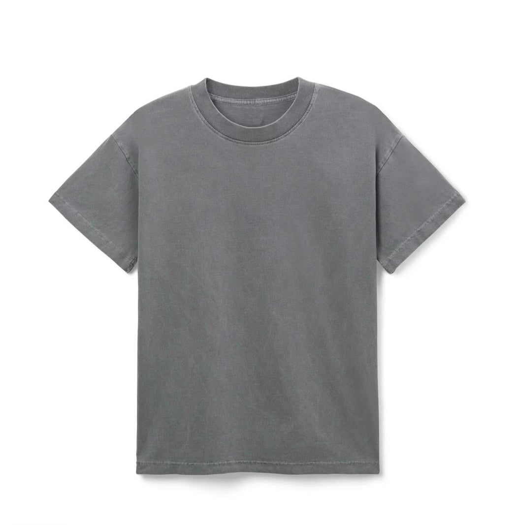Thread + Butter Unisex Dropped Shoulder T Shirt in Vintage Grey