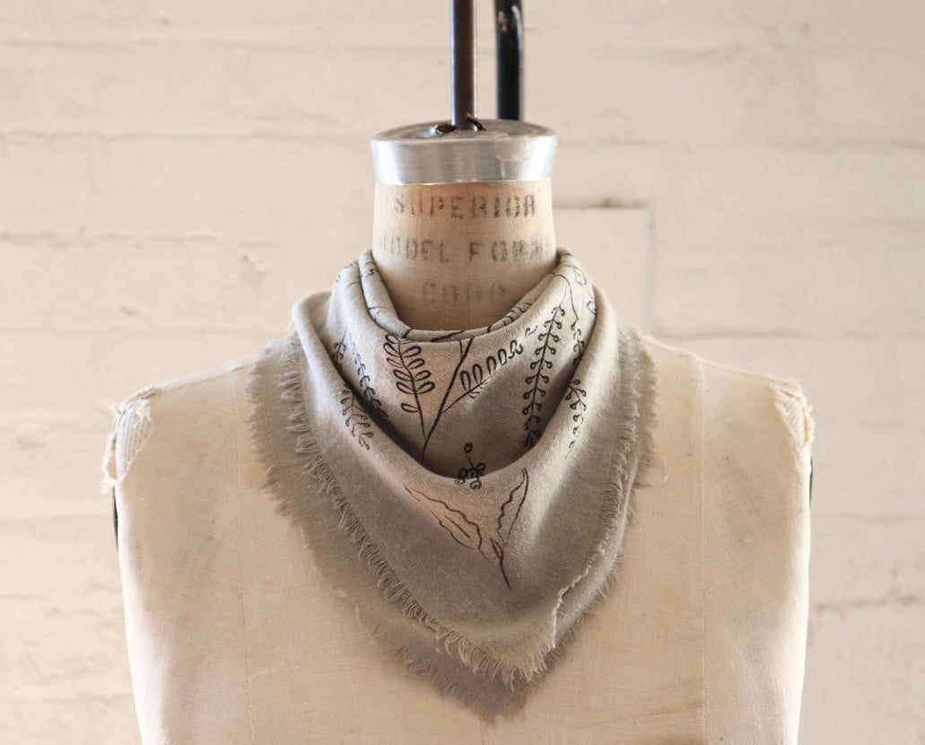 Raw Silk Bandanas
