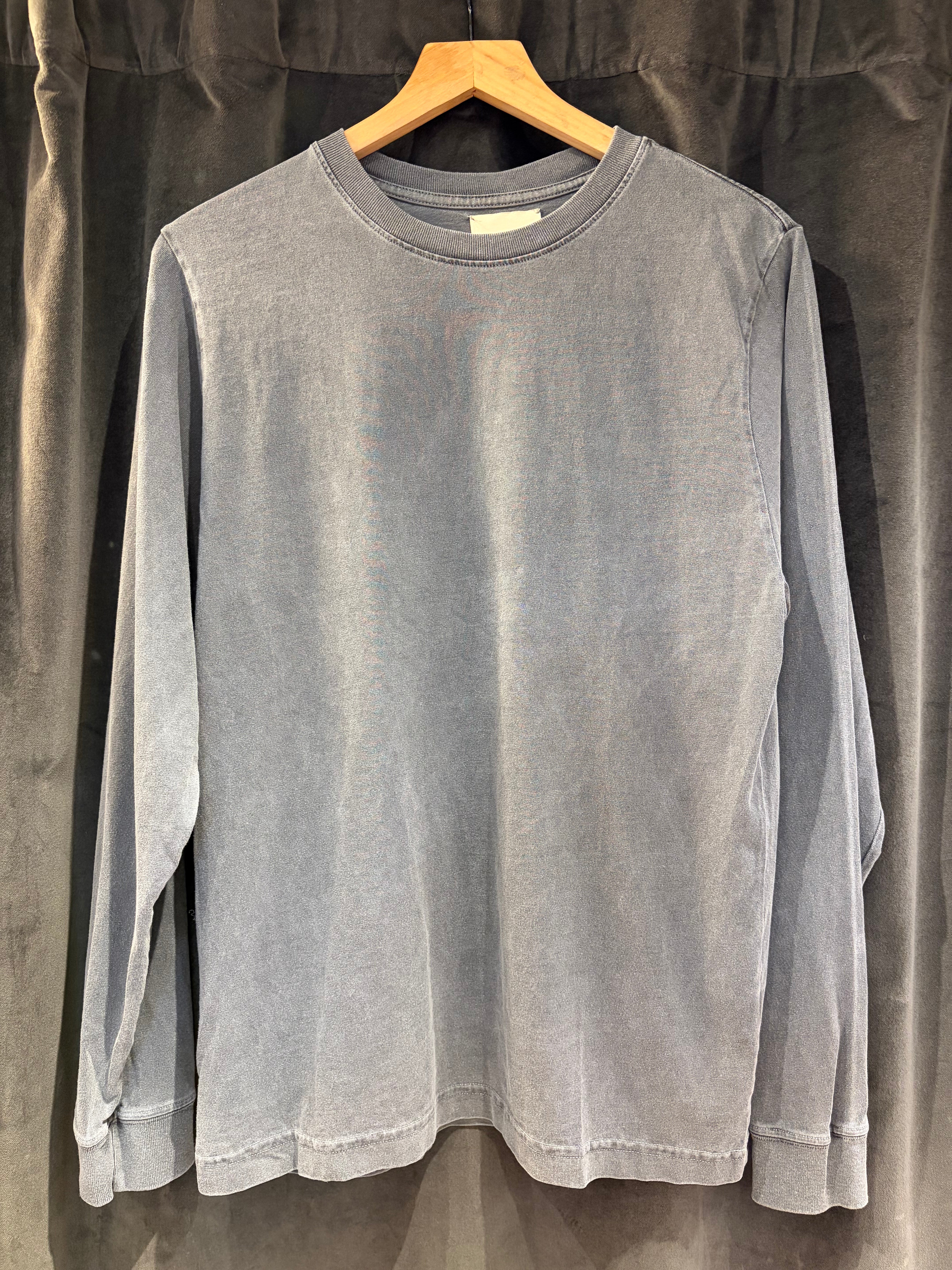 Thread + Butter Unisex Long Sleeve T in Vintage Grey