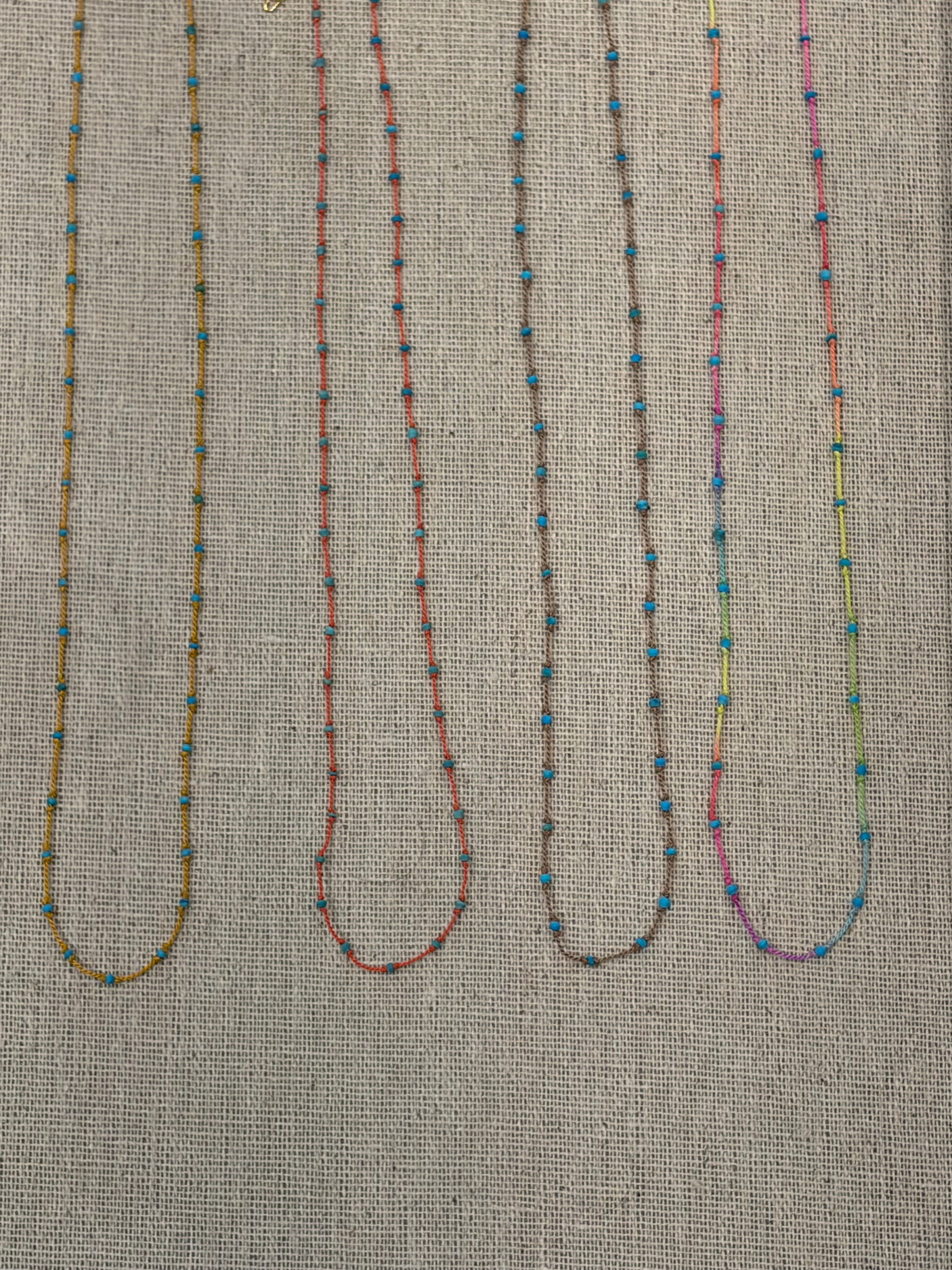 Knotted Turquoise Necklace