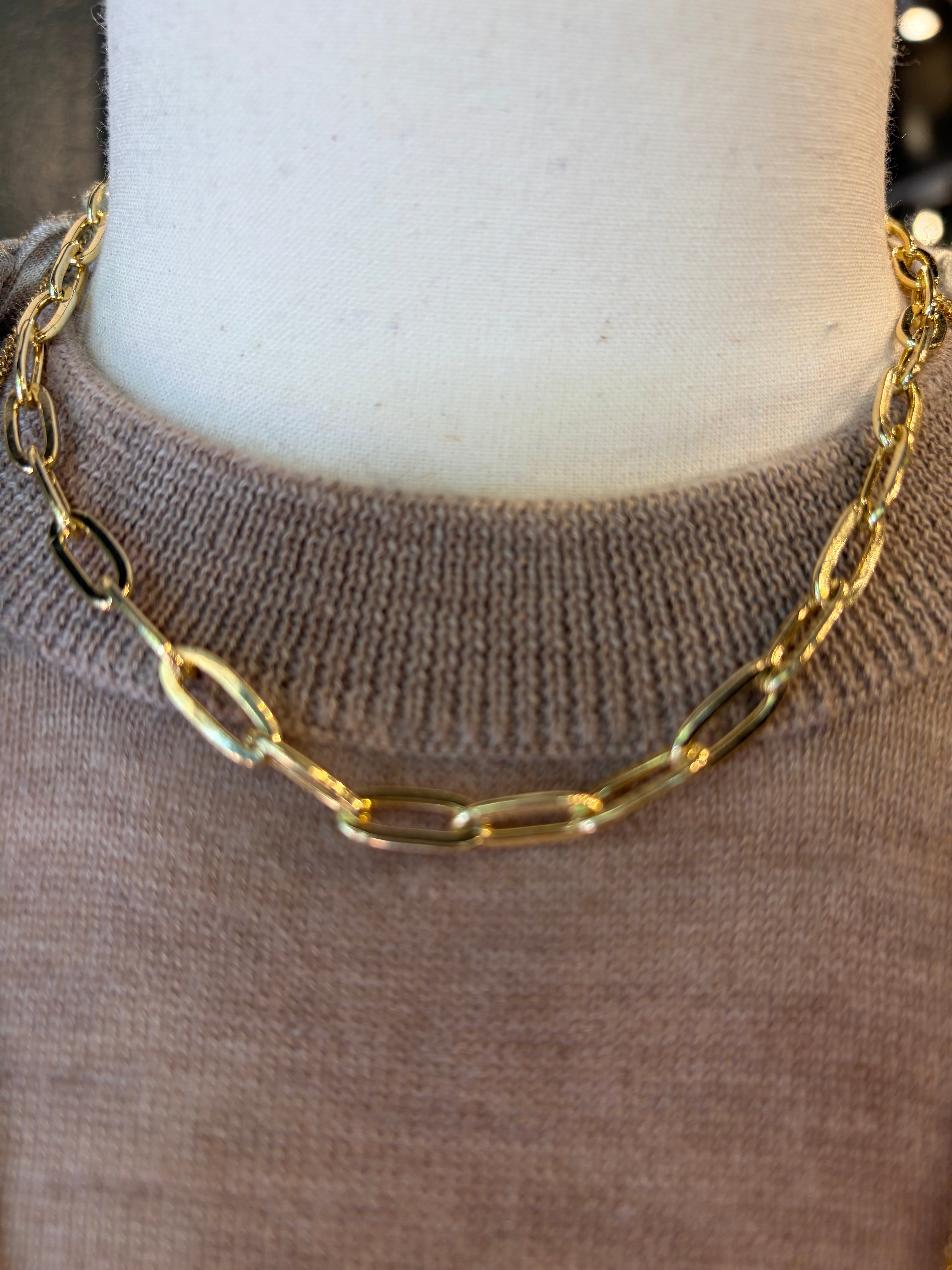 PaperClip Chain Necklace