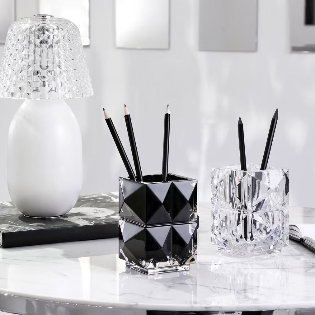 Louxor Pencil Holder, Clear