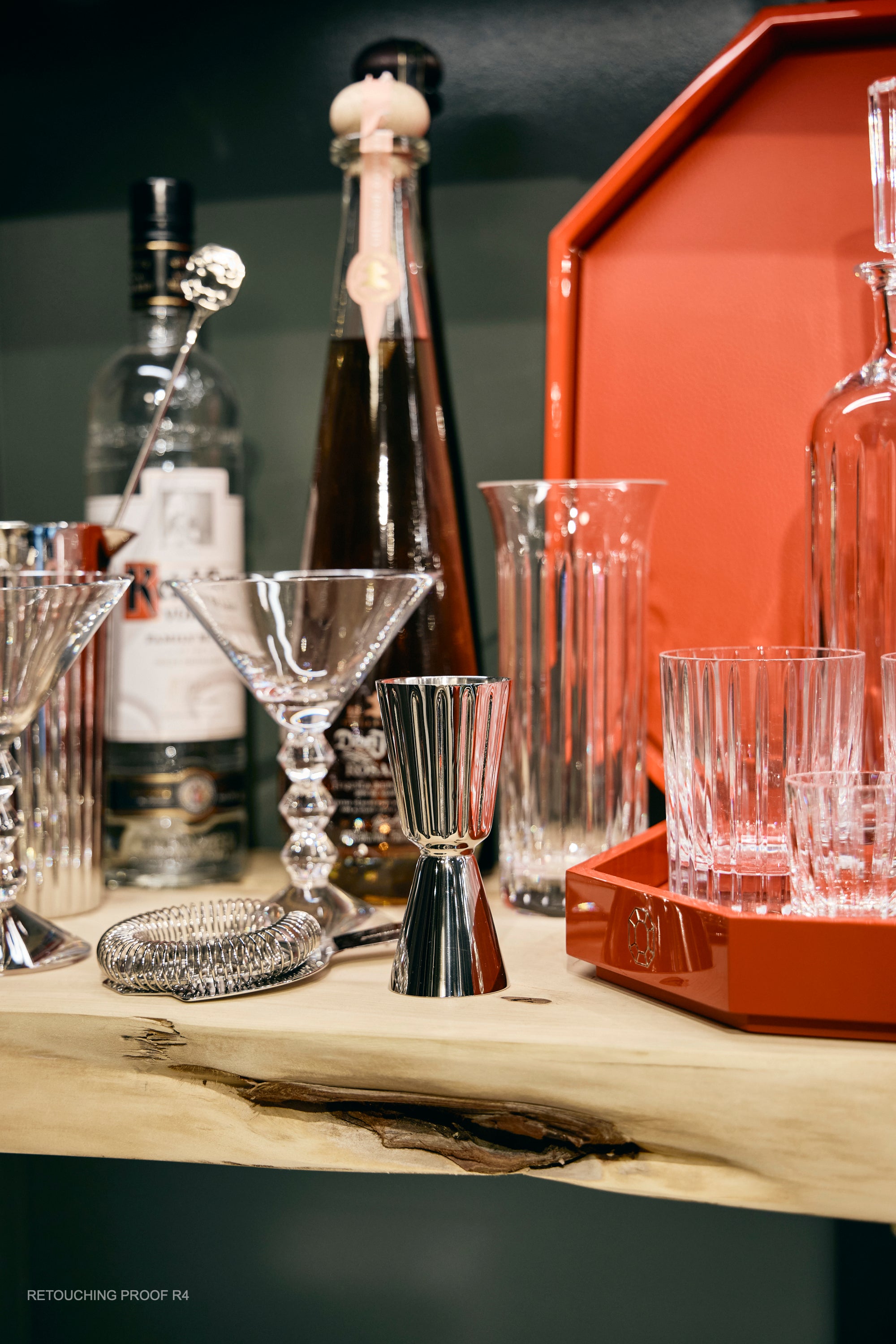 Harmonie Stainless Steel Set of Bar Accessories