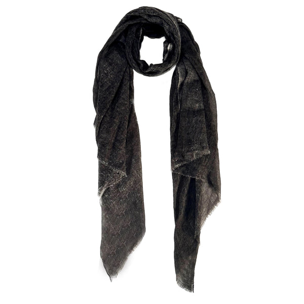 Hank Cashmere Lush Maple Scarf, Black