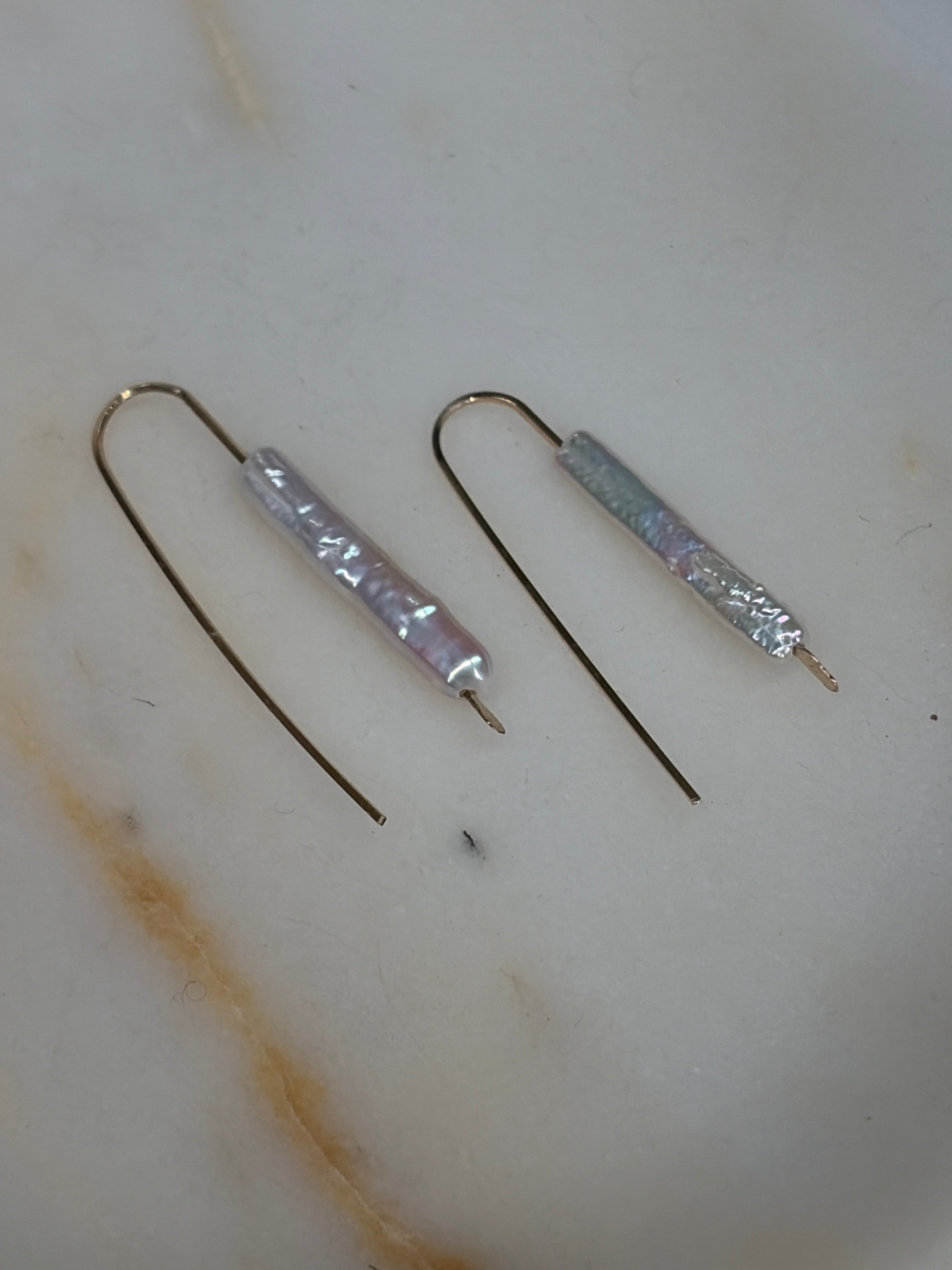 Pearl Stick Earrings