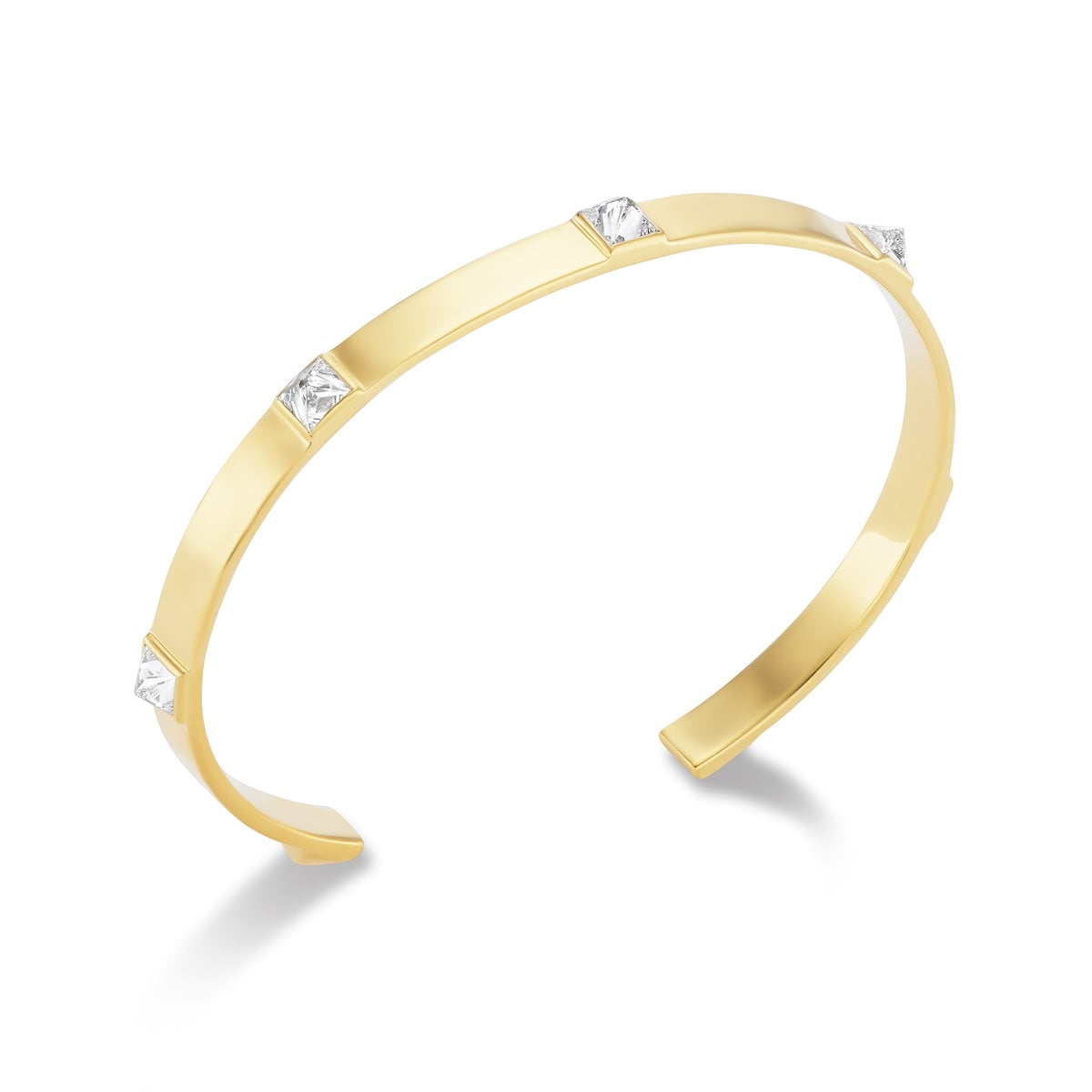 Upside Down Diamond Bracelet 18K Yellow Gold