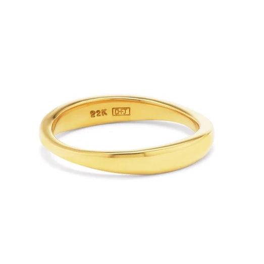 Wave Ring 22K Yellow Gold