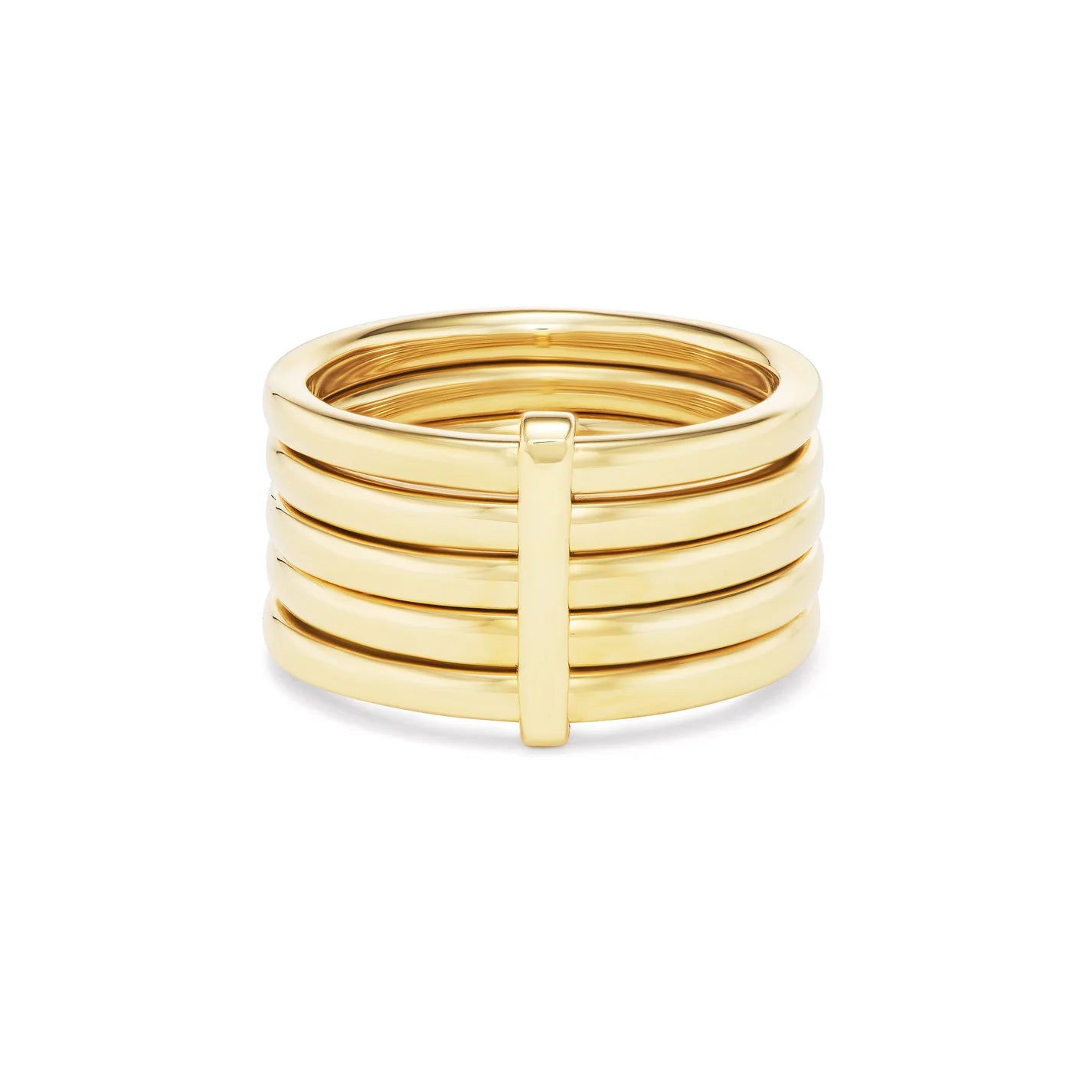 5 Band Ring 18k Yellow Gold