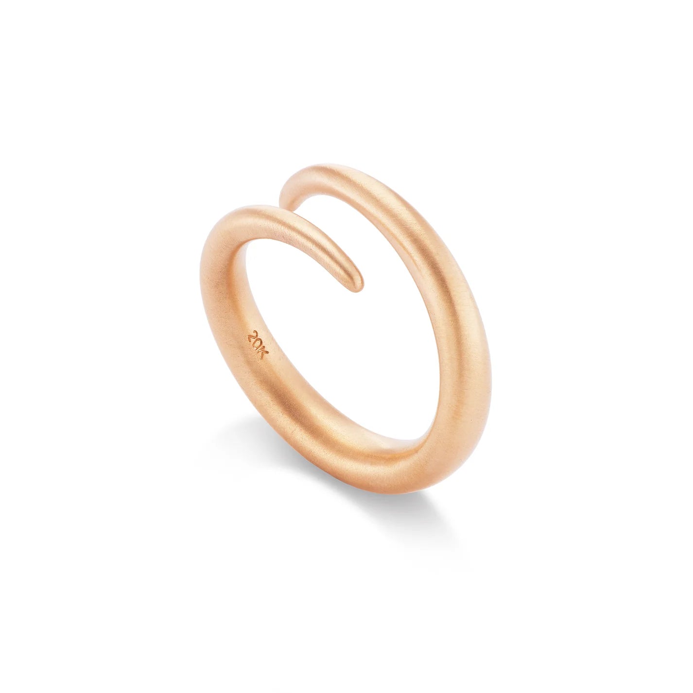 Spiral Ring 20K Rose Gold