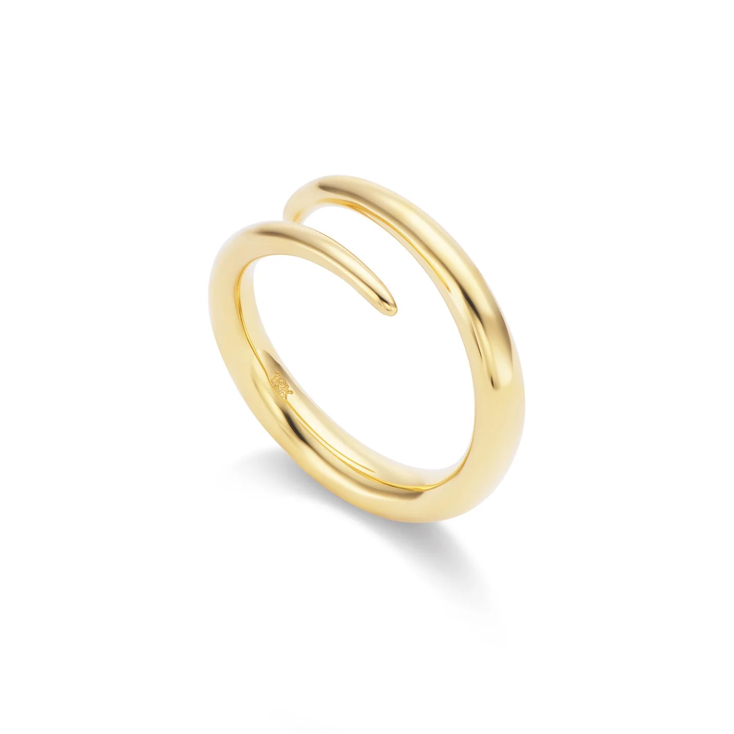 Spiral Ring 18K yellow gold
