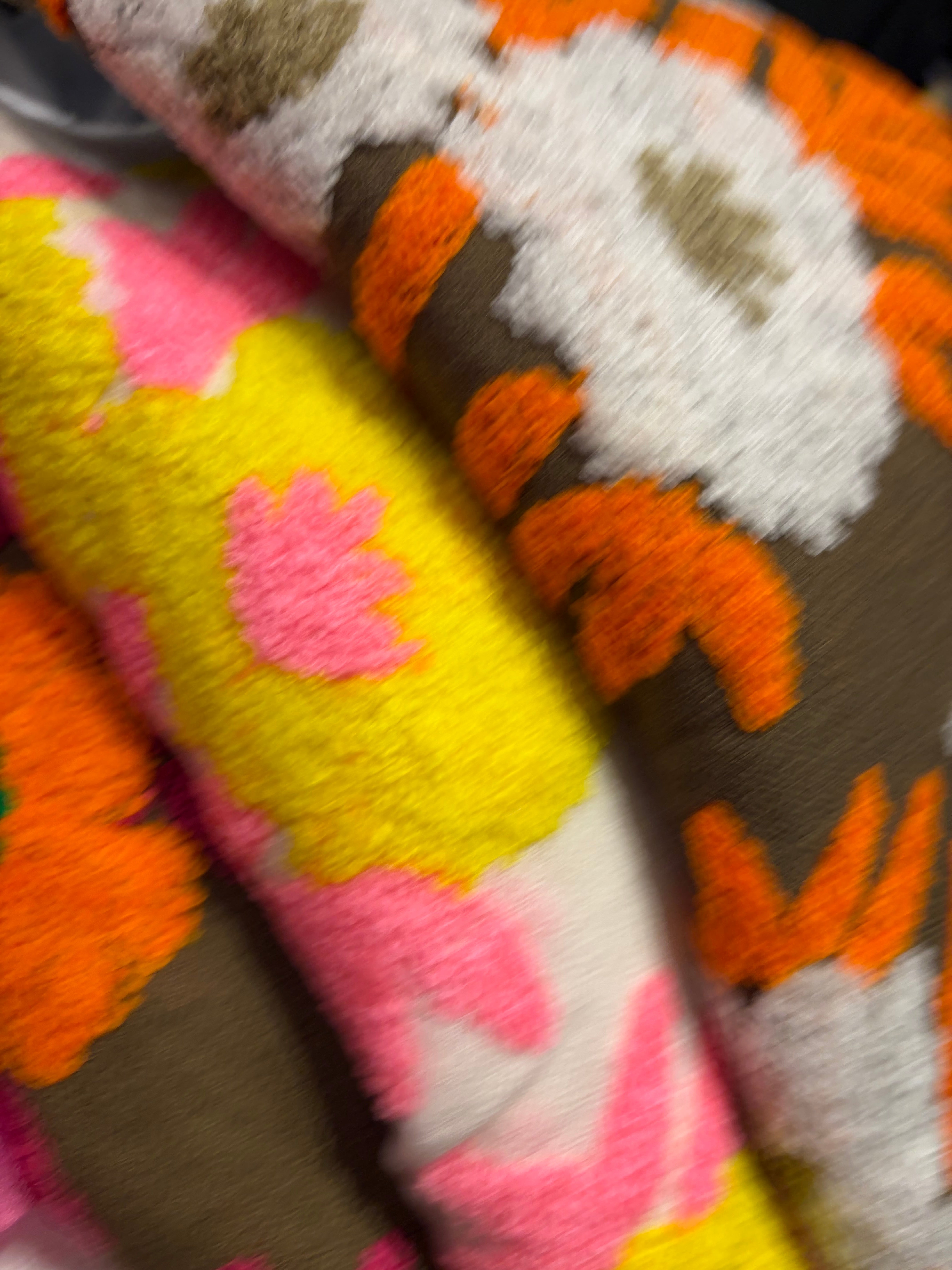 Mexican Embroidered Cashmere Scarf