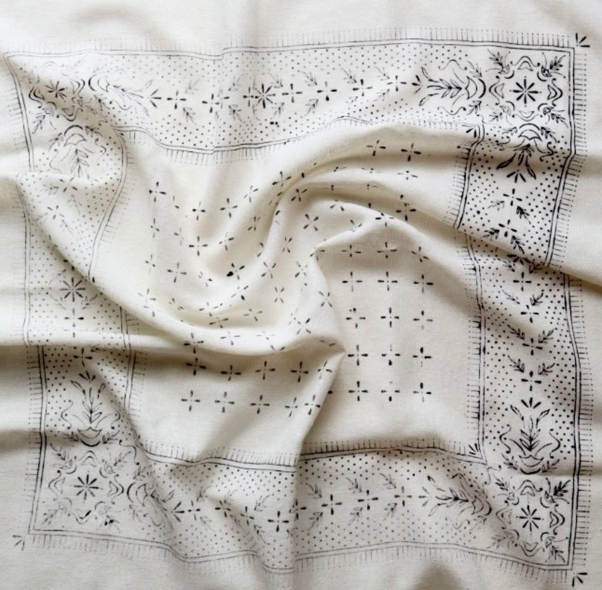 Raw Silk Bandanas