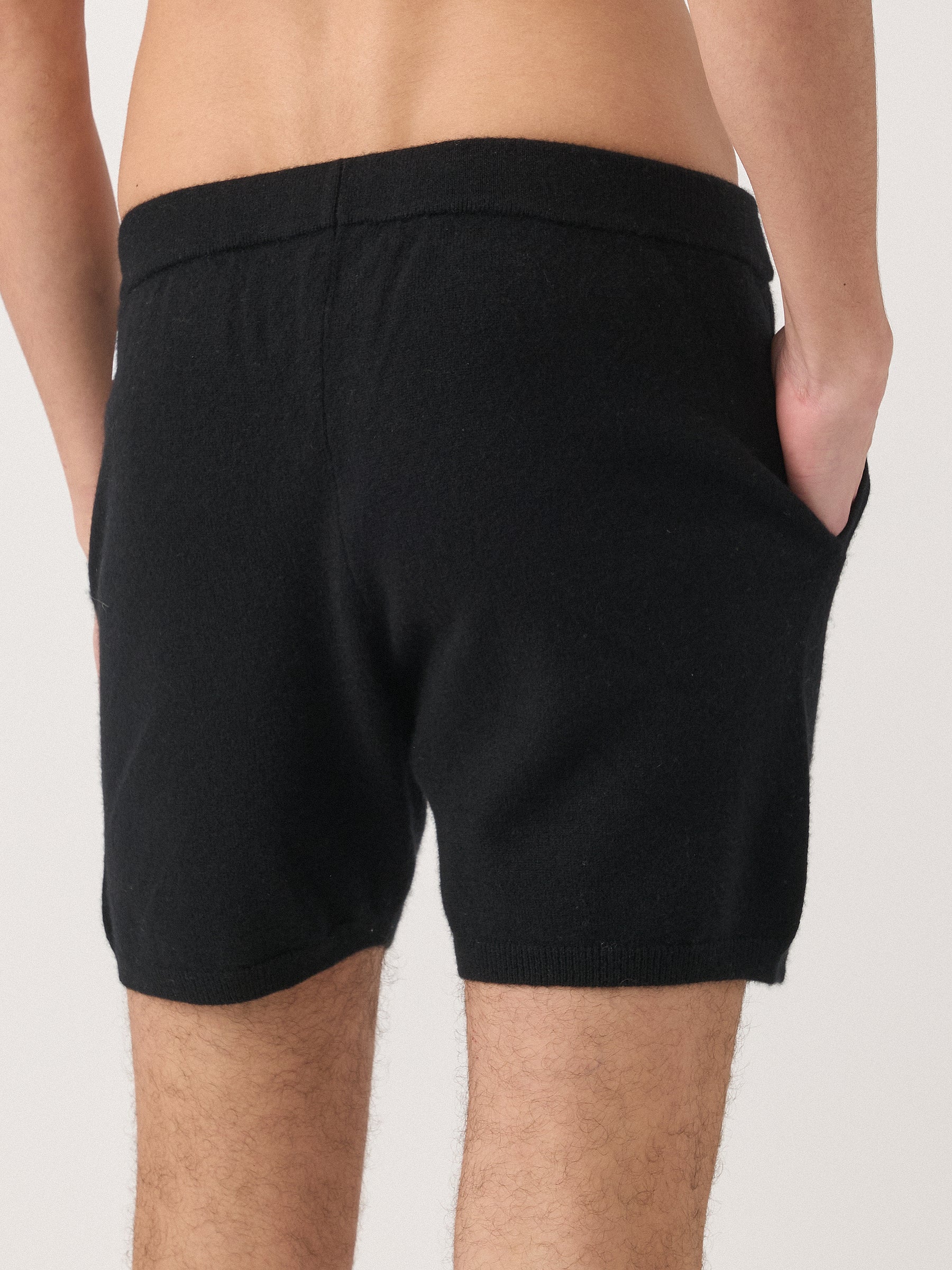 Hank Cashmere William Shorts in Black