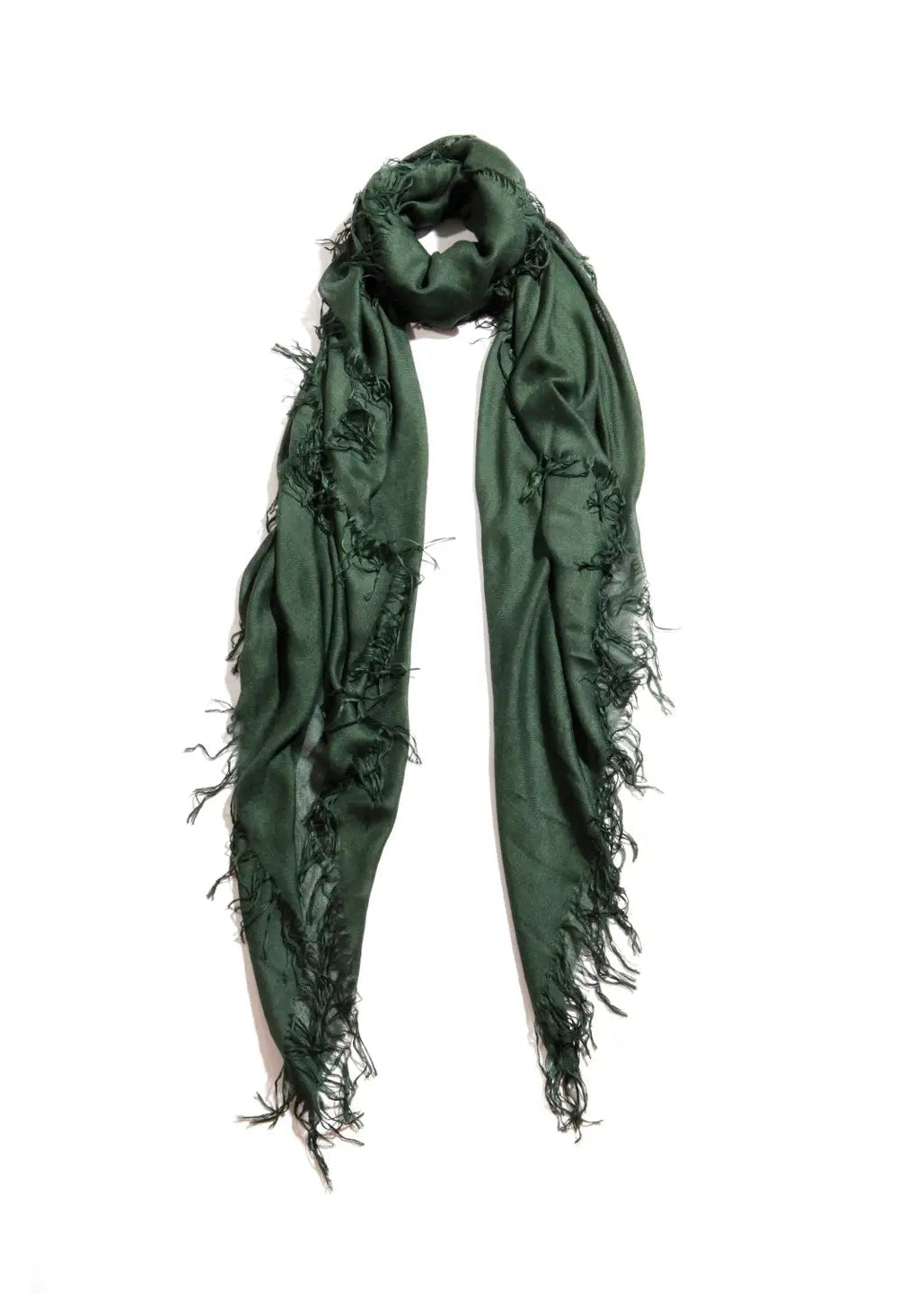 Hank Gauze Cashmere Butter Scarf, Pine