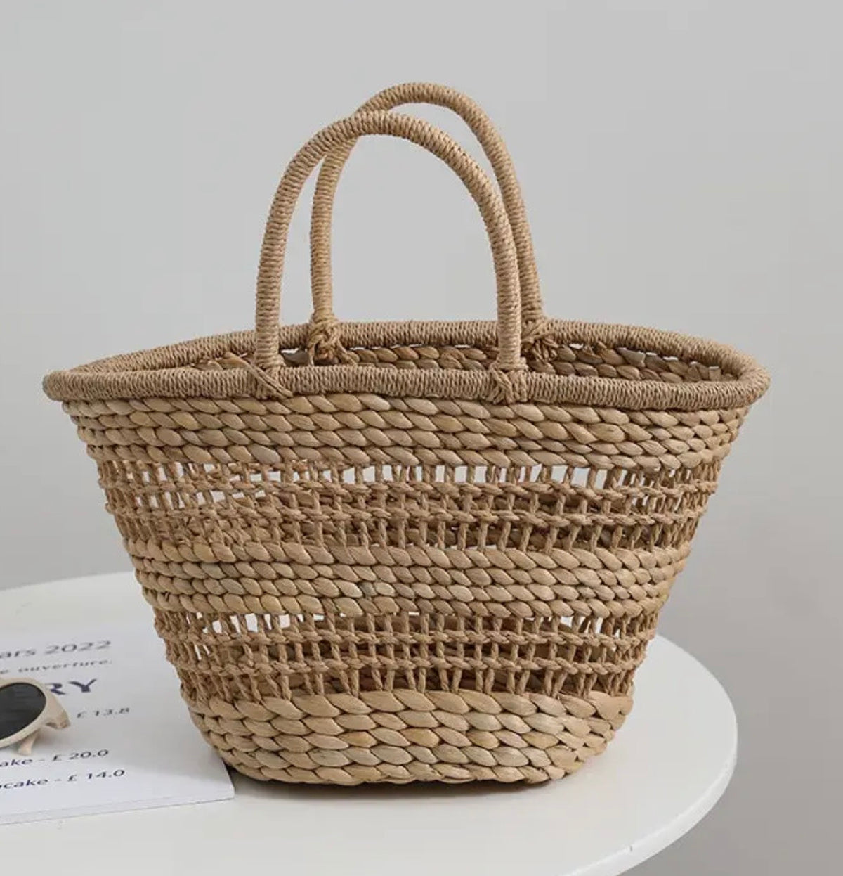 French Vintage Woven Tote