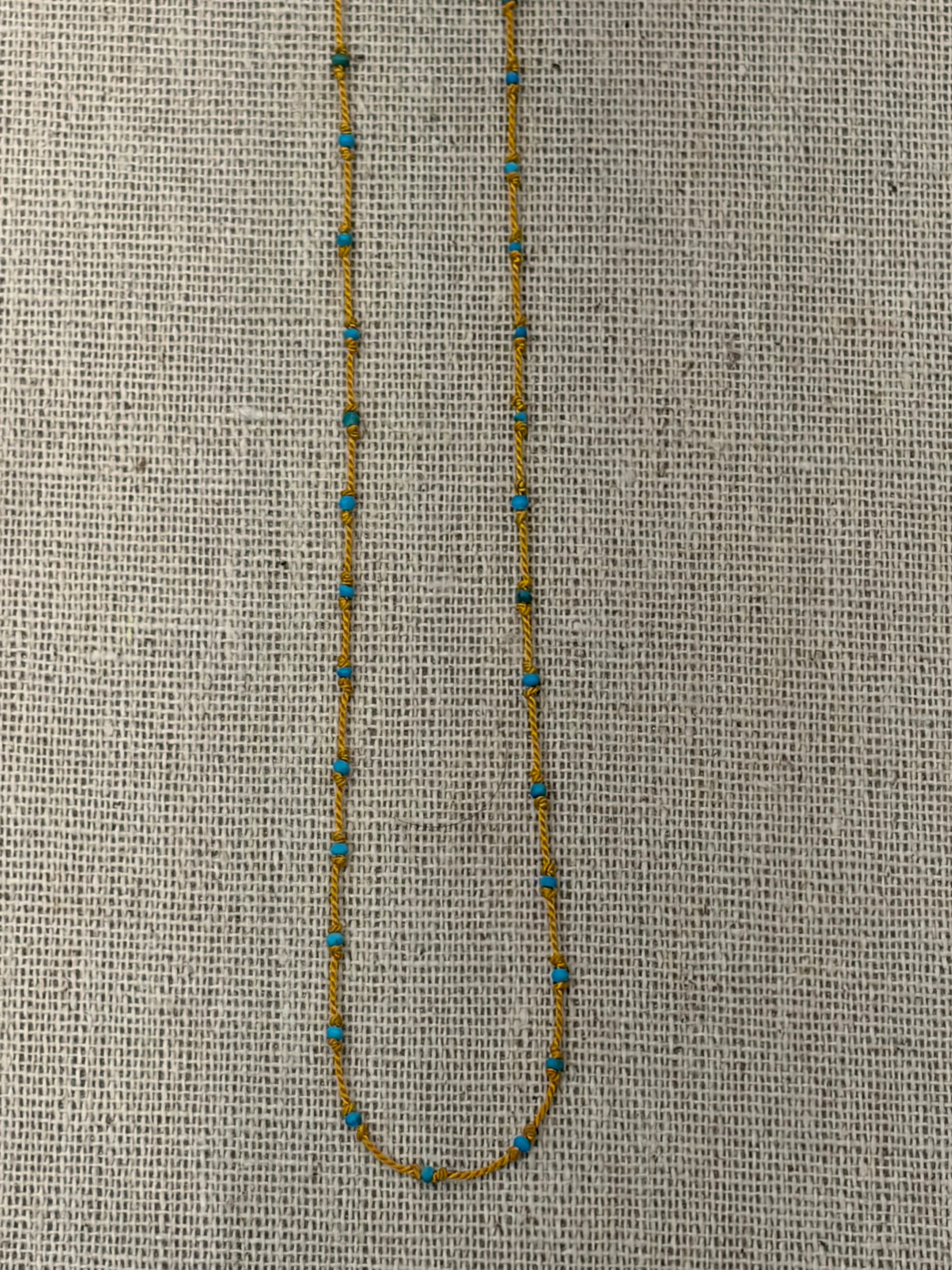 Knotted Turquoise Necklace