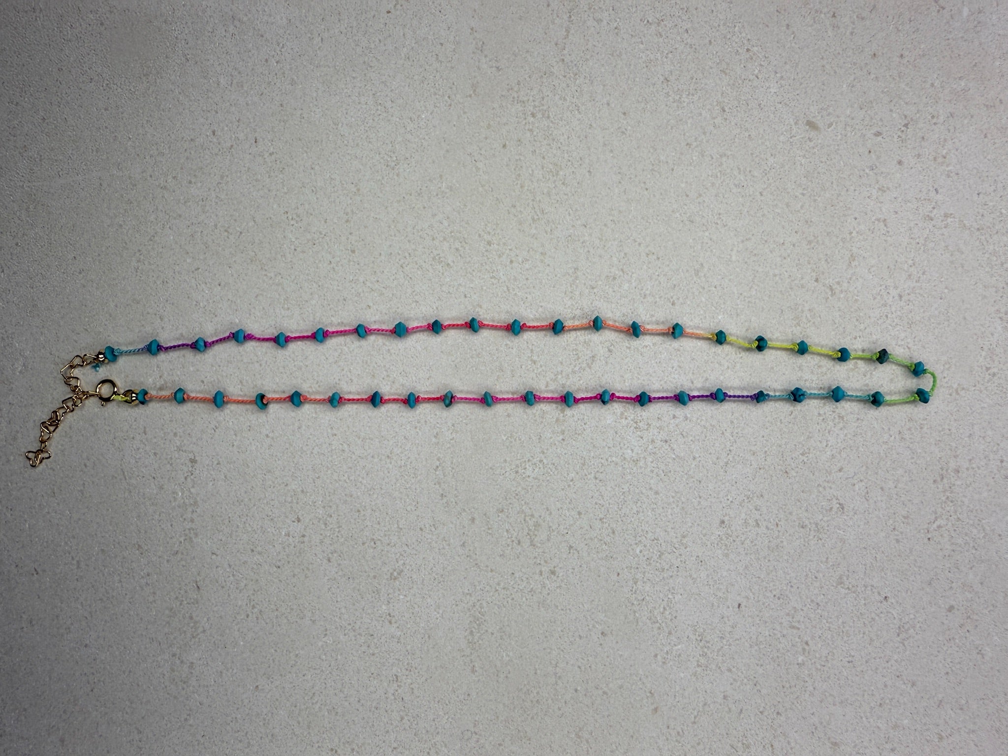 Knotted Turquoise Necklace