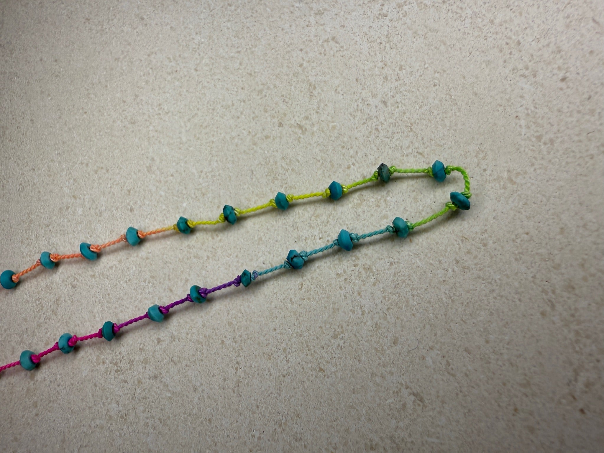 Knotted Turquoise Necklace