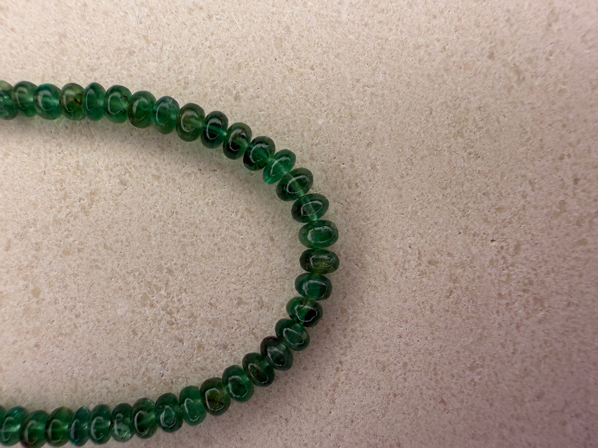 Emerald Beaded Bracelet
