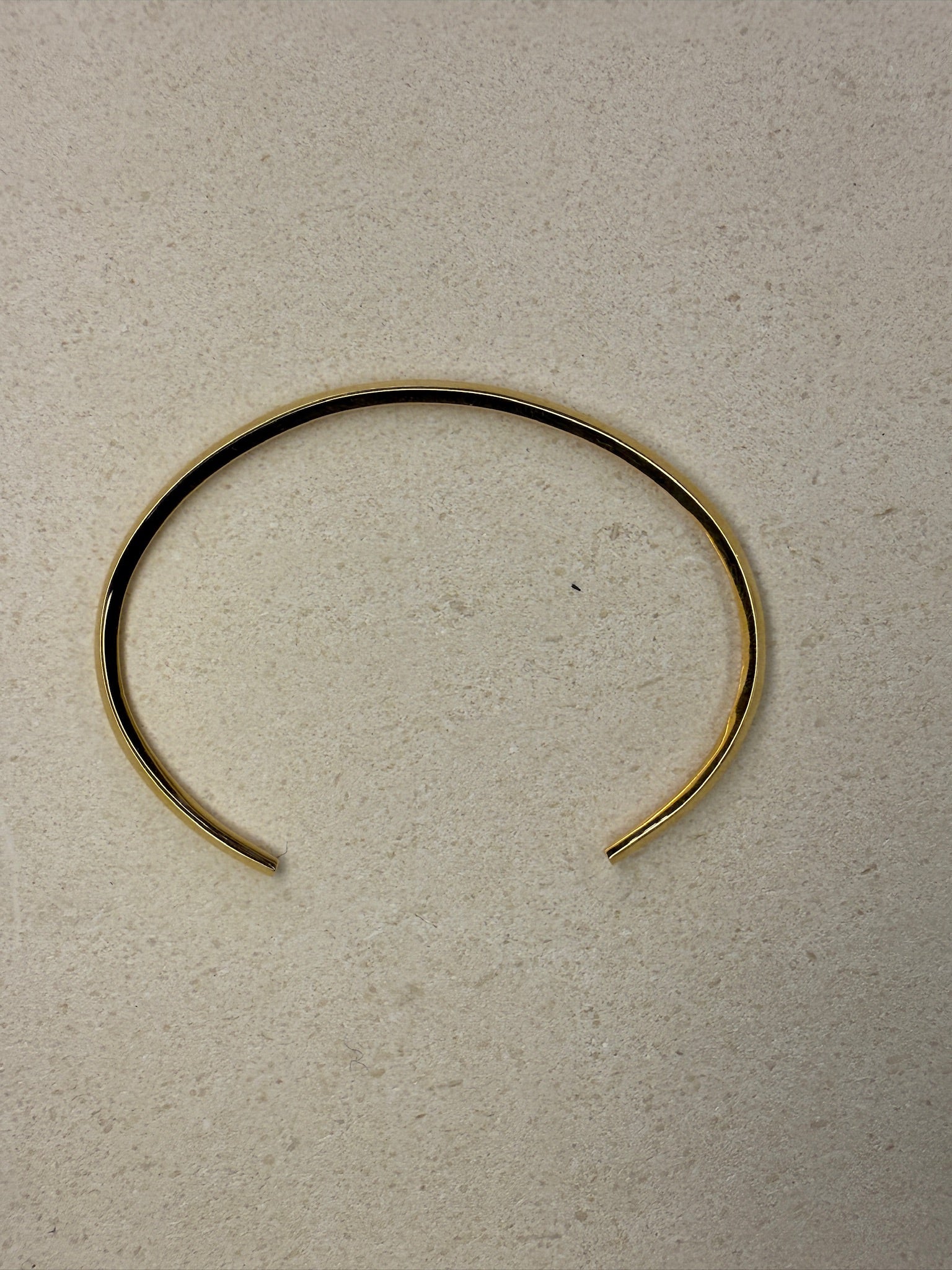 Square Wire Cuff 18K Yellow Gold