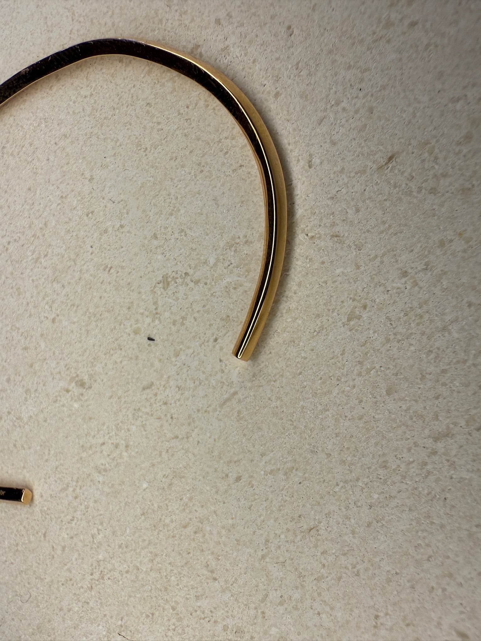 Square Wire Cuff 18K Yellow Gold