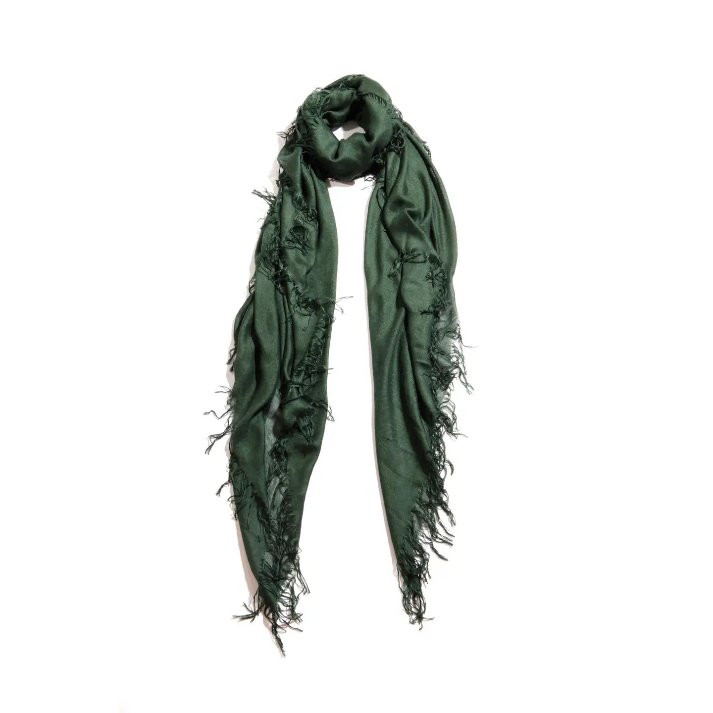 Hank Gauze Cashmere Butter Scarf, Pine