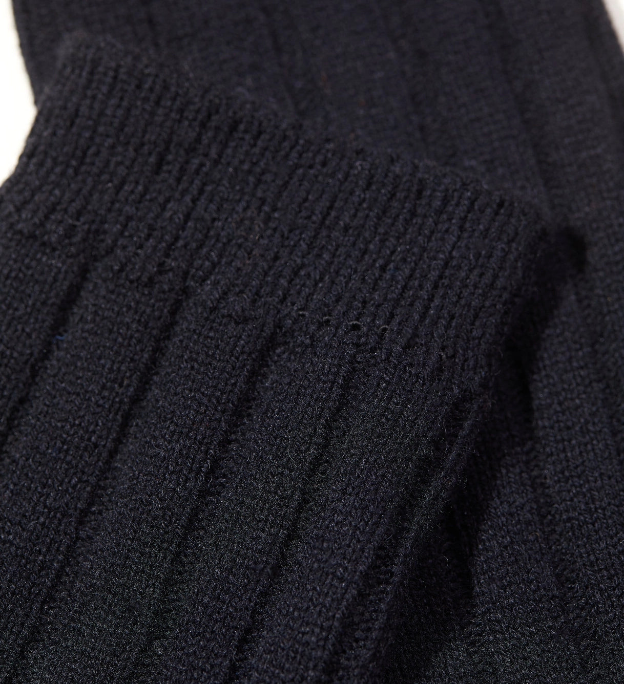 Hank Cashmere Cuff Socks in Black