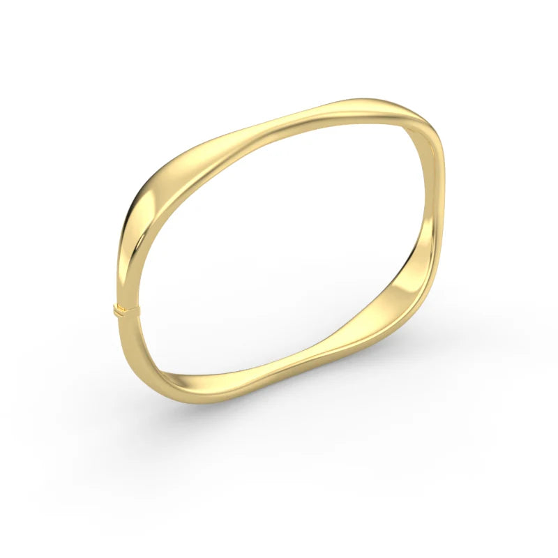 Wave Bracelet 18k Yellow Gold